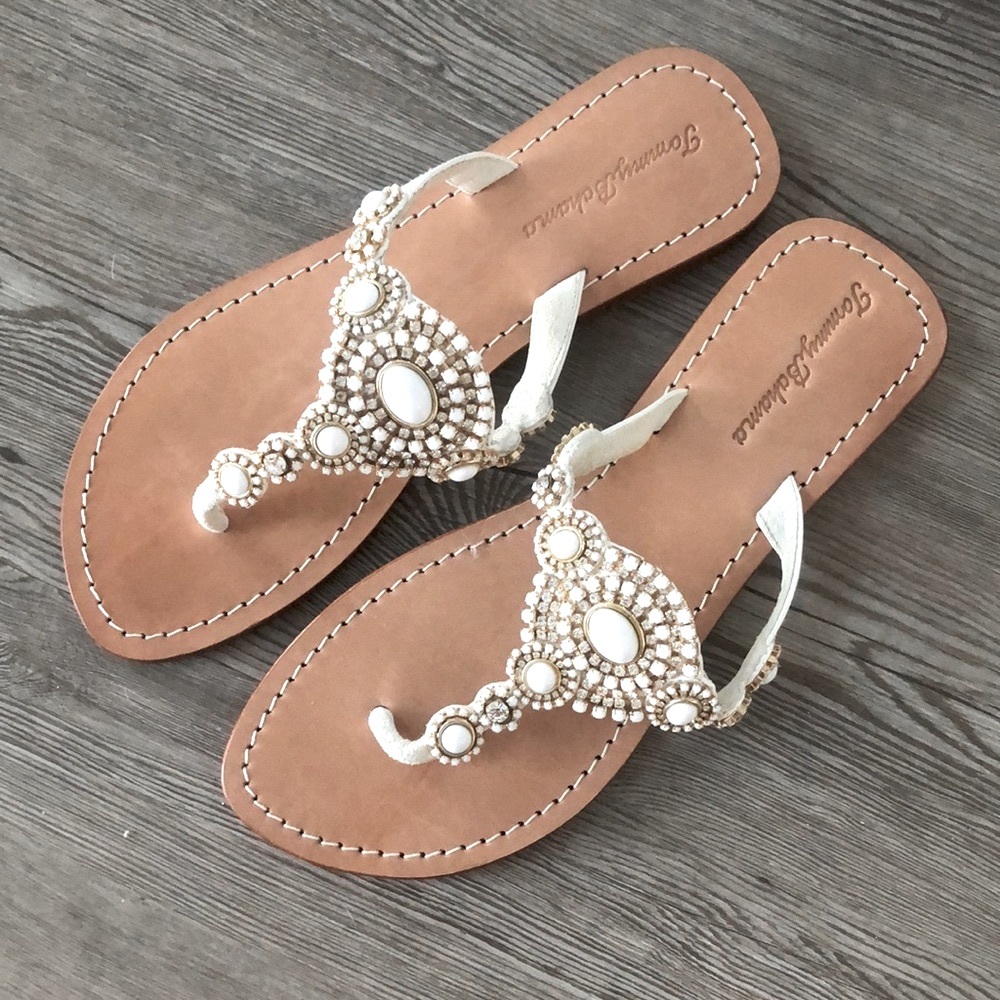 NWOT TOMMY BAHAMA Genuine Leather Sandals, 10